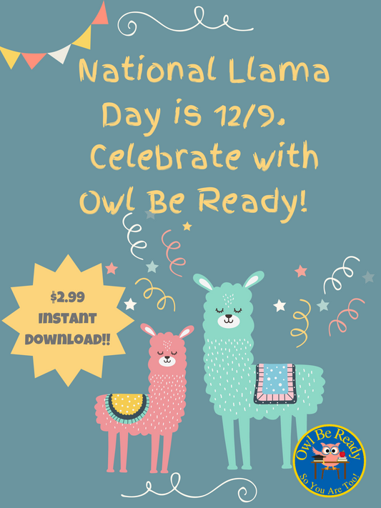 Single Day Lesson- National llama day